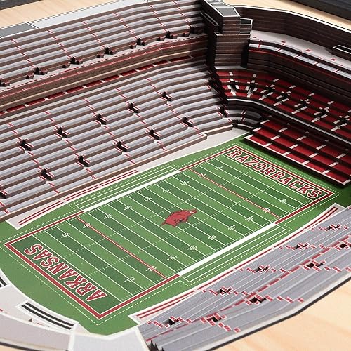 Miniatura 3 de YouTheFan NCAA - Arte de pared con vista al estadio de 25 capas