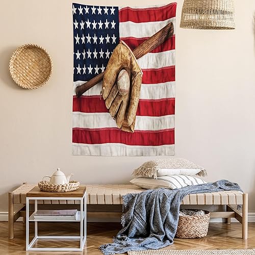 Miniatura 219 de Ambesonne Tapiz gótico, patio con hiedra encantada en la puerta antigua al bosque, colgante de pared ancho para dormitorio, sala de estar, 2-Verde