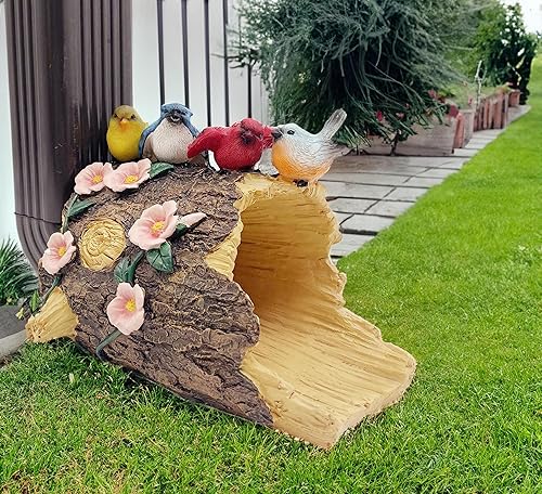 Vista 5 de coolboy Desviador de canaleta de escultura de pájaro, lluvia, extensión de canaleta Deco Downspout, desviador extensor de canalón de resina