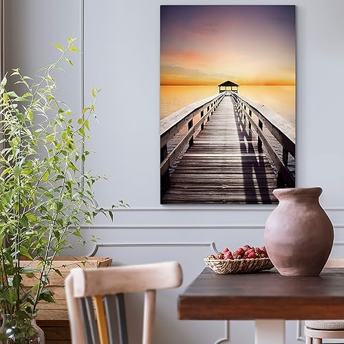 Miniatura 11 de Renditions Gallery - Lienzo de pared de naturaleza, pinturas y grabados para el hogar, arte decorativo moderno y escénico en blanco y negro, Vista