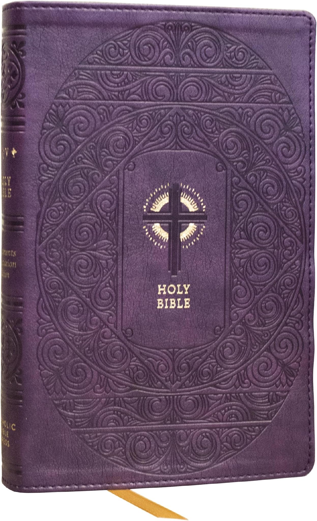 NRSVCE Sacraments of Initiation Catholic Bible, Purple Leathersoft, Comfort Print