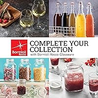 Vista 9 de Bormioli Rocco YPSILON - Juego de 6 vasos de cóctel – 8.5 onzas, vaso de bar, vasos de Martini sin tallo para todas las bebidas alcohólicas como