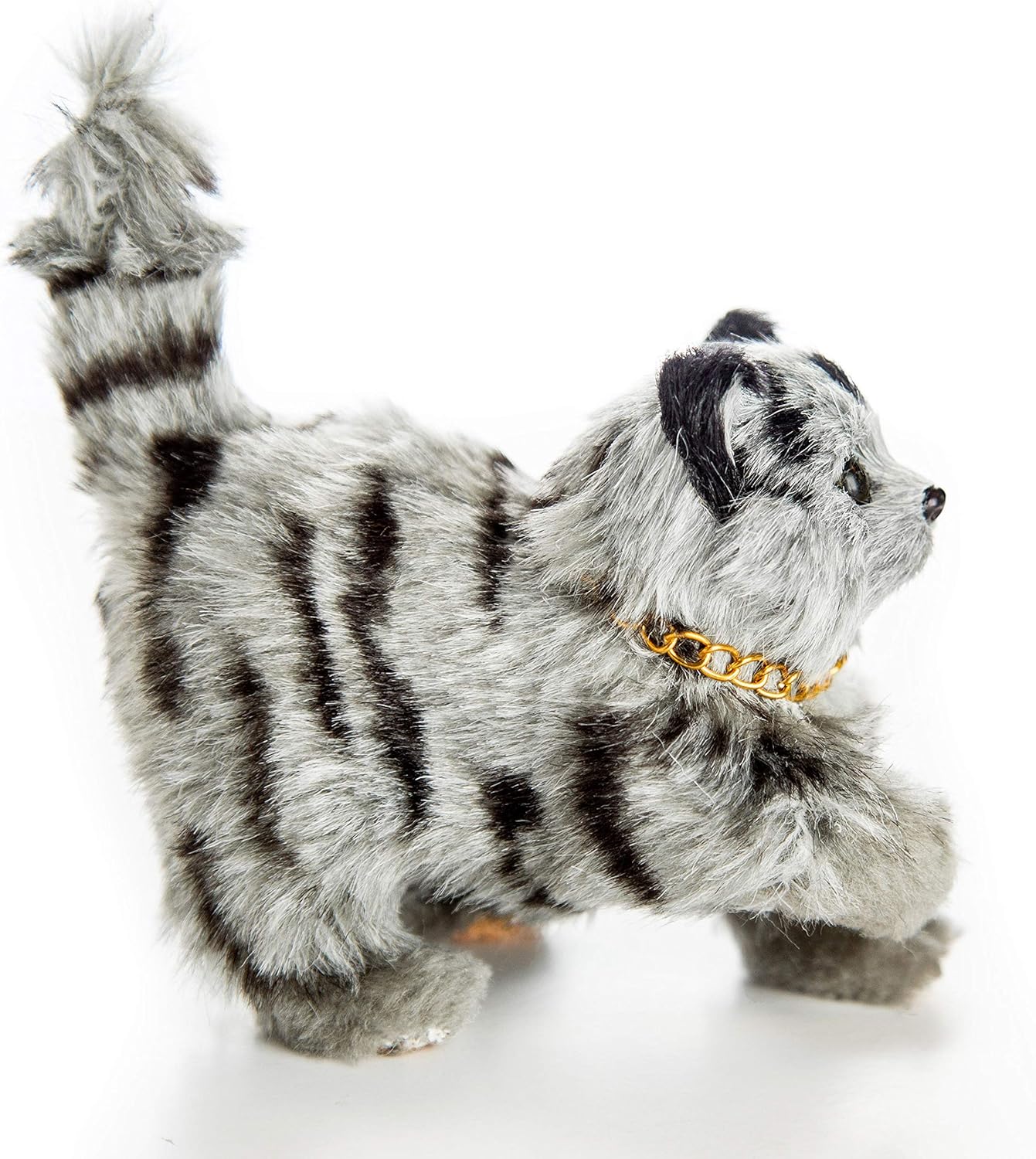 The Queen's Treasures 18 Inch Doll Pet Accessory, Truly Adorable Realistic Grey Striped Kitty Cat, Compatible with American Girl Dolls