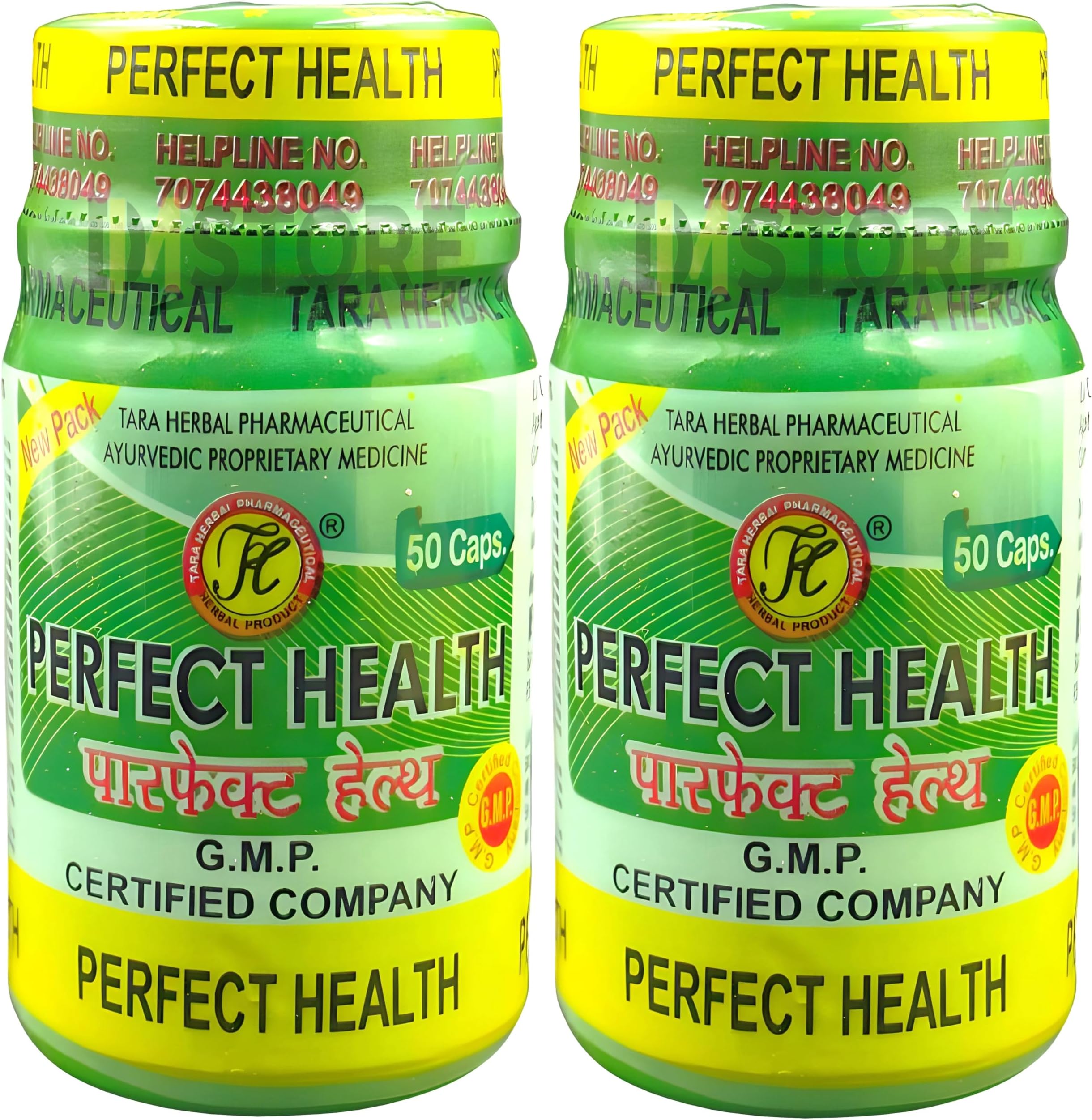 DM STORE Perfect Health 50 Capsules (Pack Of 2) For Body Building & Weight Loss
