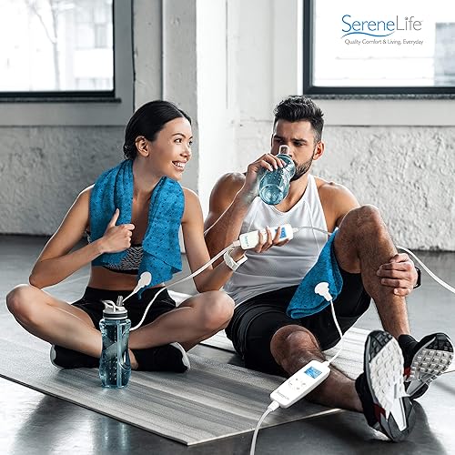 Miniatura 8 de SereneLife SLHP24L.9 - Almohadilla térmica eléctrica de cuerpo completo, portátil, lavable, manta de calentamiento grande, almohadilla de terapia
