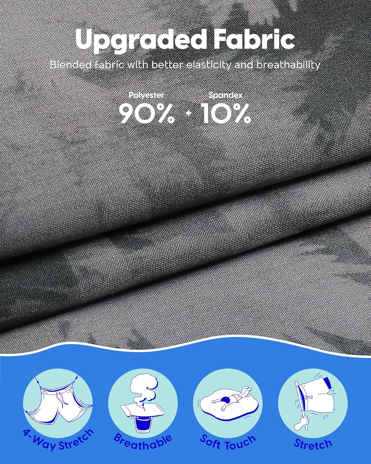 maamgic Mens Swim Trunks with Compression Liner 7" Bathing Suit Quick Dry Swimming Trunks for Men with Zipper Pockets - Image 3