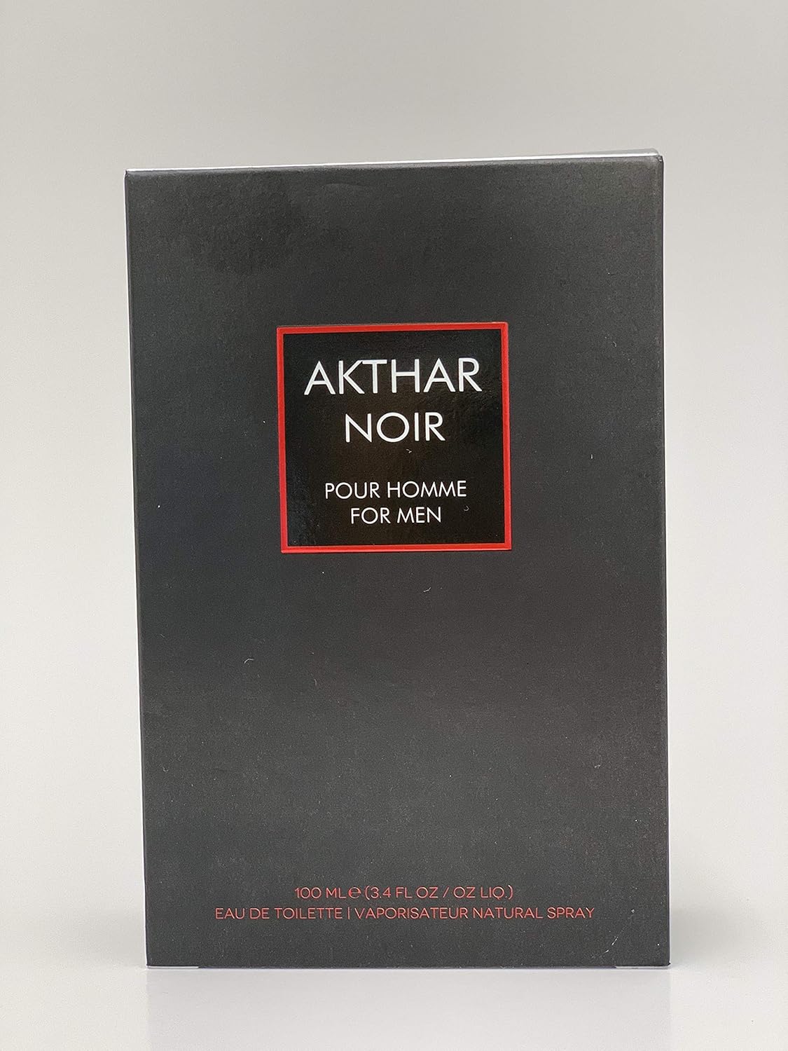 Men's Akthar Noir Eau De Toilette Spray, 3.4 Fl Oz/100 ml