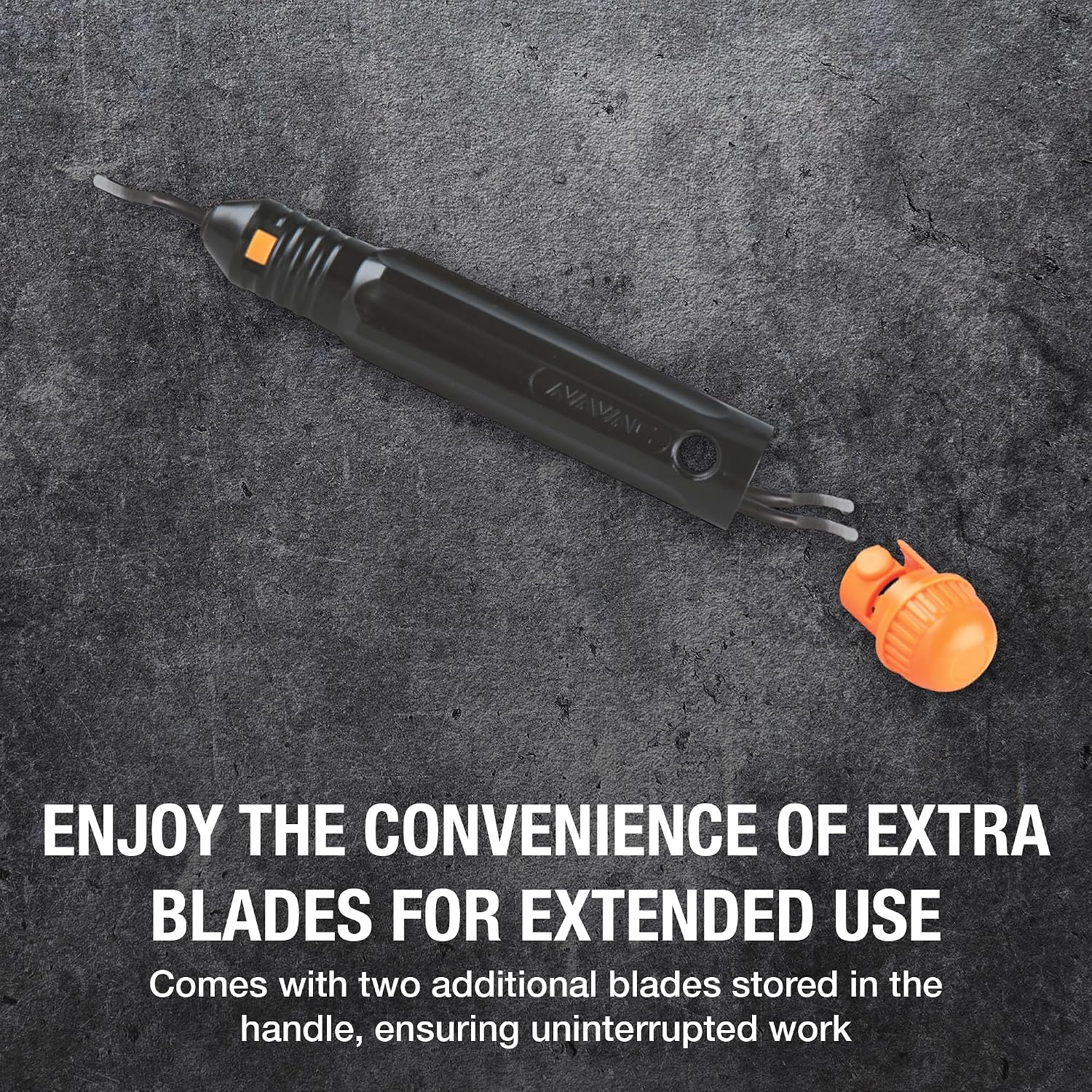 NAVAC NTD28 Copper Tubing Deburrer | Pipe Deburring Tool | Replaceable Deburring Blade | 2 Spare Blades Included | 1 Year Warranty