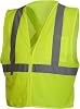 Pyramex RCZ2110XL Hi-Vis Lime Safety Vest with Reflective Tape