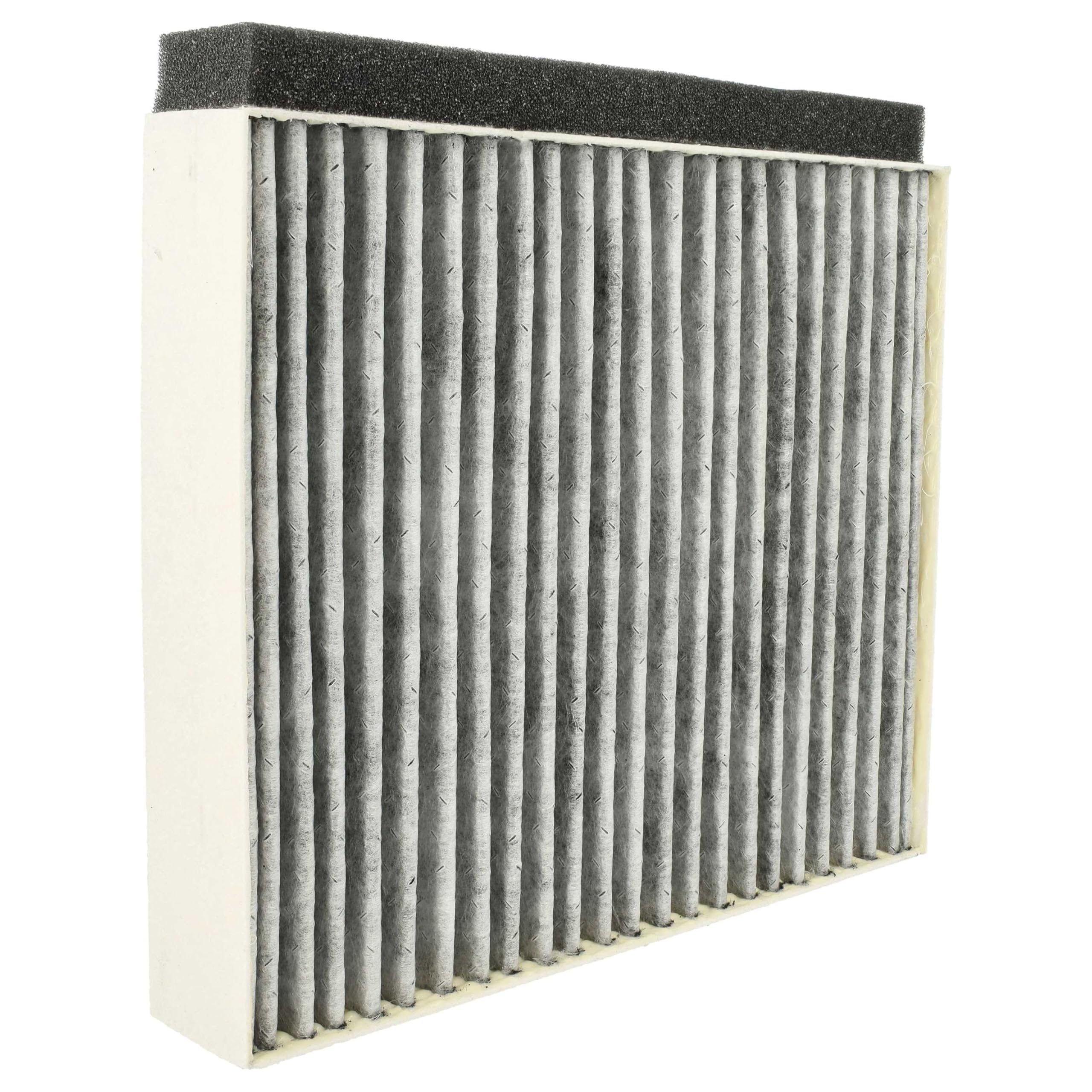vhbw 2x Aktivkohlefilter kompatibel mit Bosch DWB66BC50 | DWB66BC50/01, DWB64BC50/01, DWB64BC50B/01 Dunstabzugshaube + Halterahmen