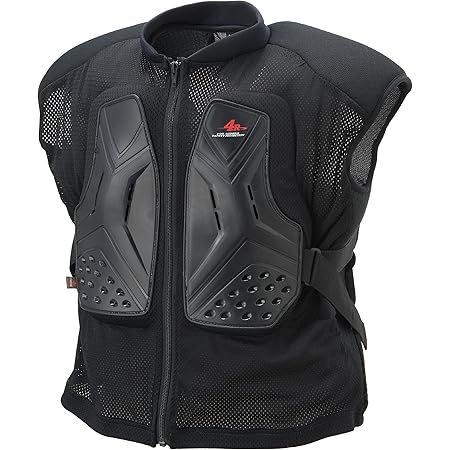Amazon フォーアール 4r バイク プロテクター 胸部 4r Relieve Vest ベスト ハードタイプ ブラック L Fr 胸部プロテクター 車 バイク