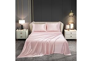 Queen Size Luxury Silky Soft Satin Bed Sheets
