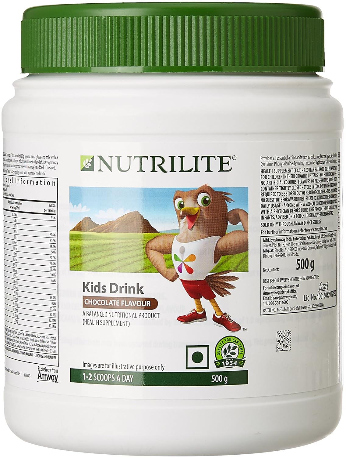 NUTRILITE Kids Drink Chocolate Flavor With Essential Vitamins