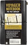 Carnet de voyage - Noir (Journal du voyageur, planificateur, carnet de notes)