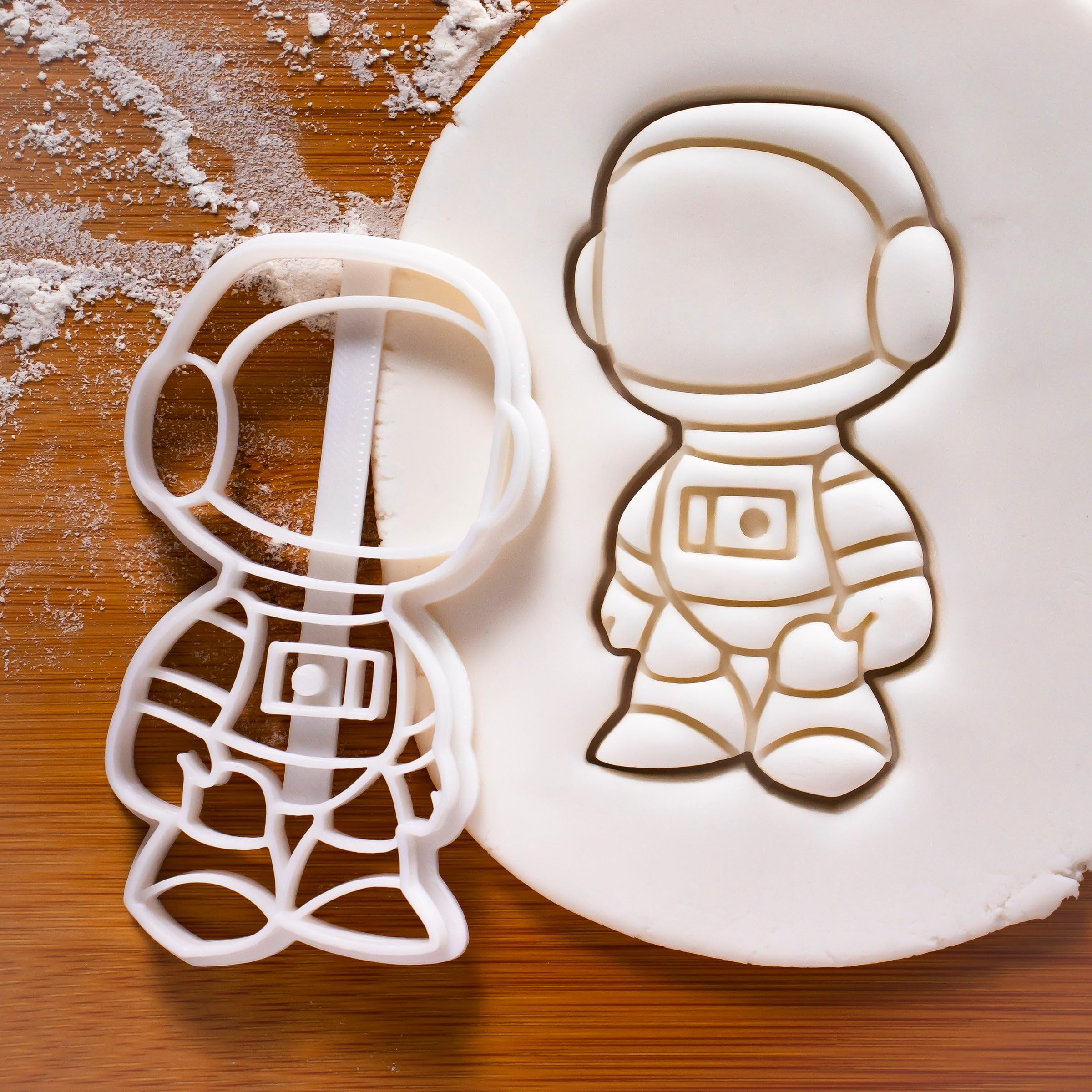 3er Set Weltall Ausstechformen (Formen: Astronaut, Rakete und Erde), 3 Teile, Bakerlogy