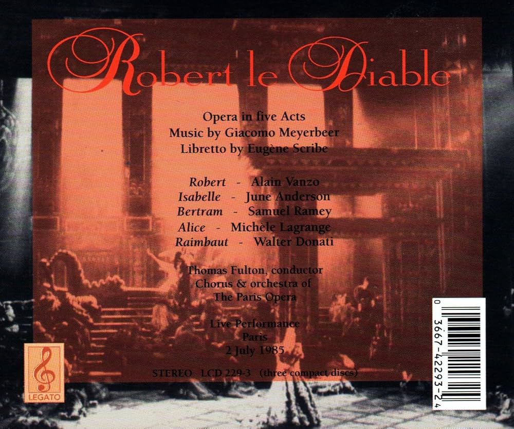 (未使用･未開封品)　Meyerbeer: Robert le Diable [Blu-ray] [Import] vf3p617 Amazon.com: Robert Le Diable [Blu-ray] : Bryan Hymel, John