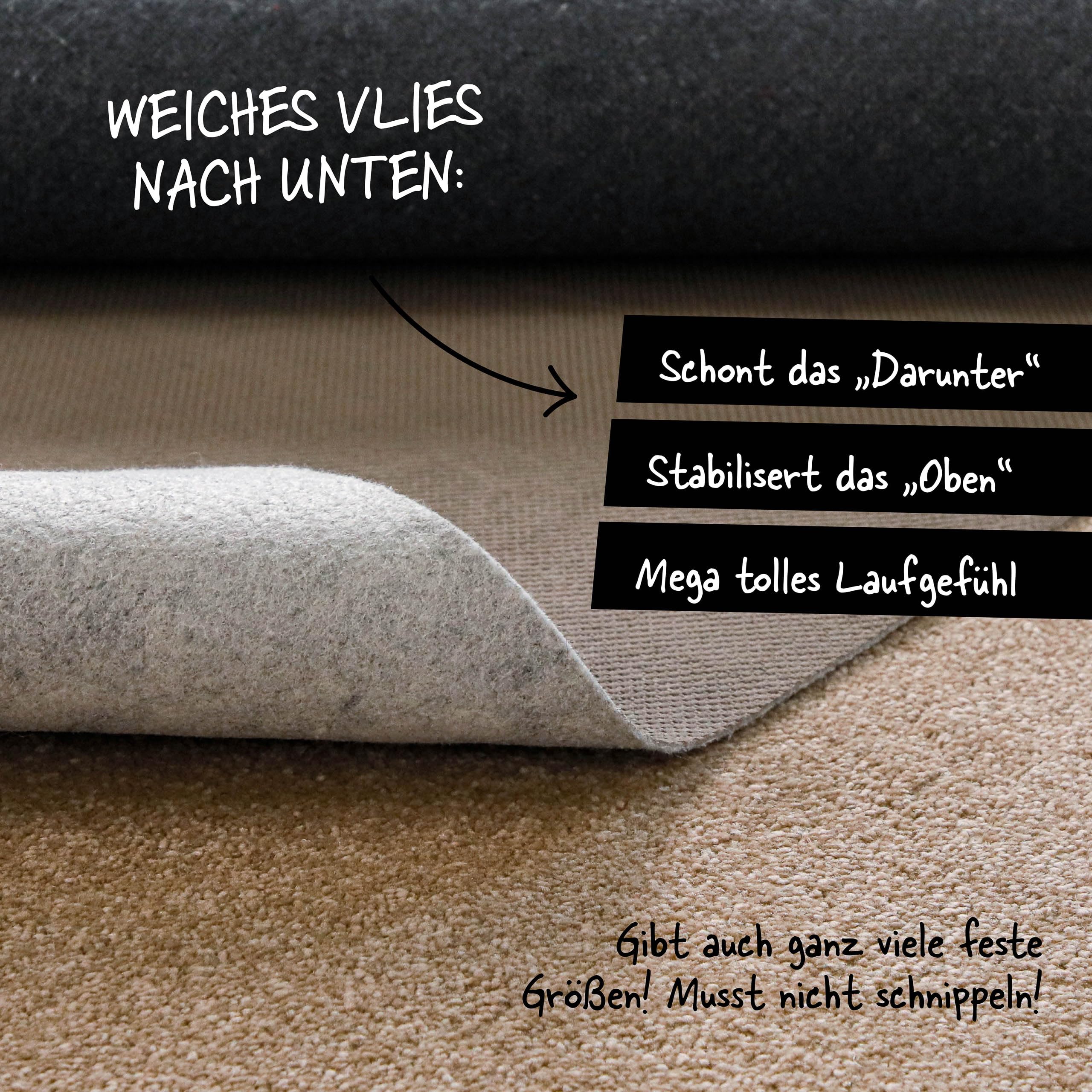 WECONhome RugPad de différentes épaisseurs - Antidérapant et lavable - Non seulement pour les tapis - Tapis de rugPad de qualité supérieure (140 x 200 cm, gris clair)