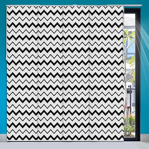 CHICOLOGY Persianas para puertas correderas, persianas para puertas correderas de vidrio, persianas verticales para puertas de patio, divisor de