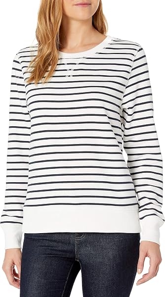 Amazon Essentials Femme Pull à Col Rond en Polaire (Disponible en Grandes Tailles) - 1