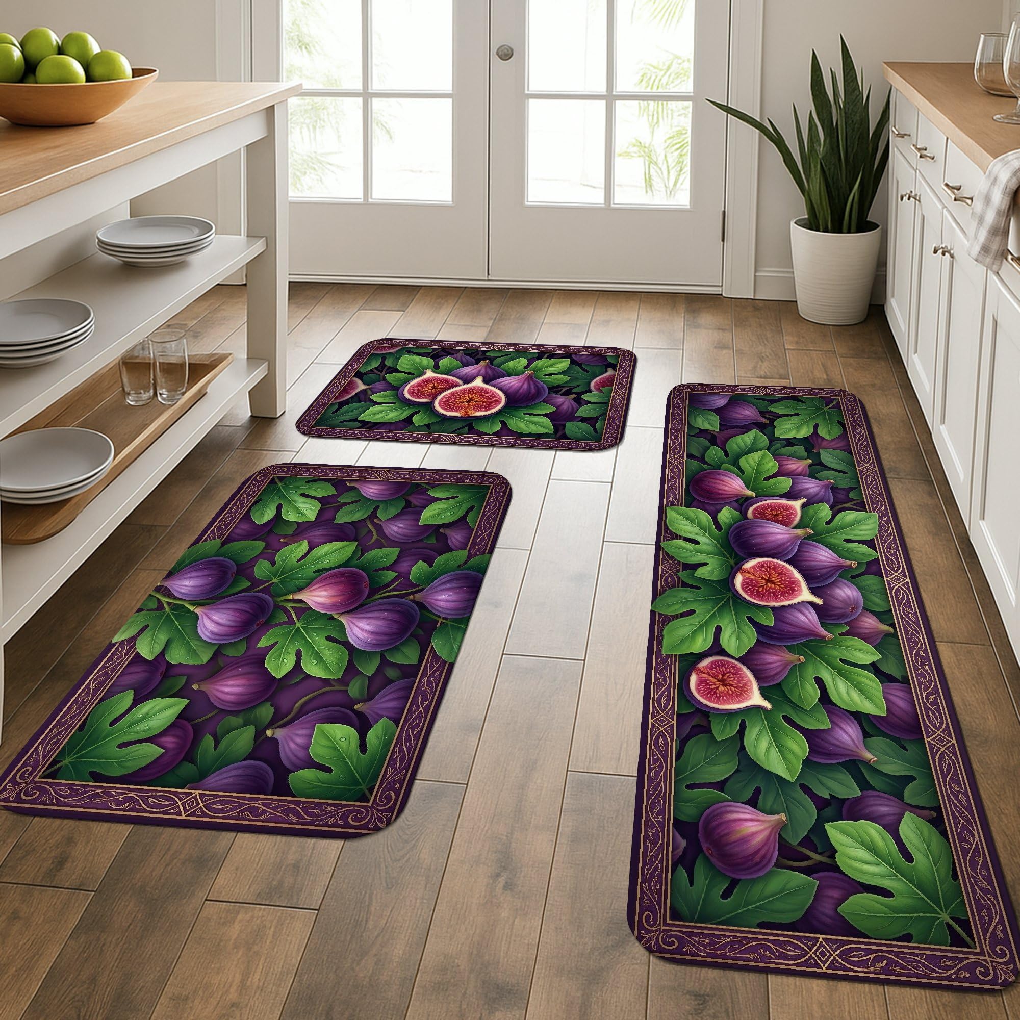 Tapis de cuisine confortable pour créer un cocon vintage et fleuri chez soi