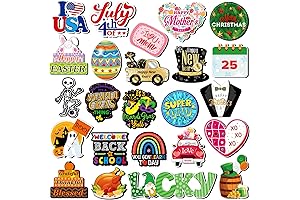 Patriotic Holiday Calendar Magnets for Refrigerator, Dishwasher, Car