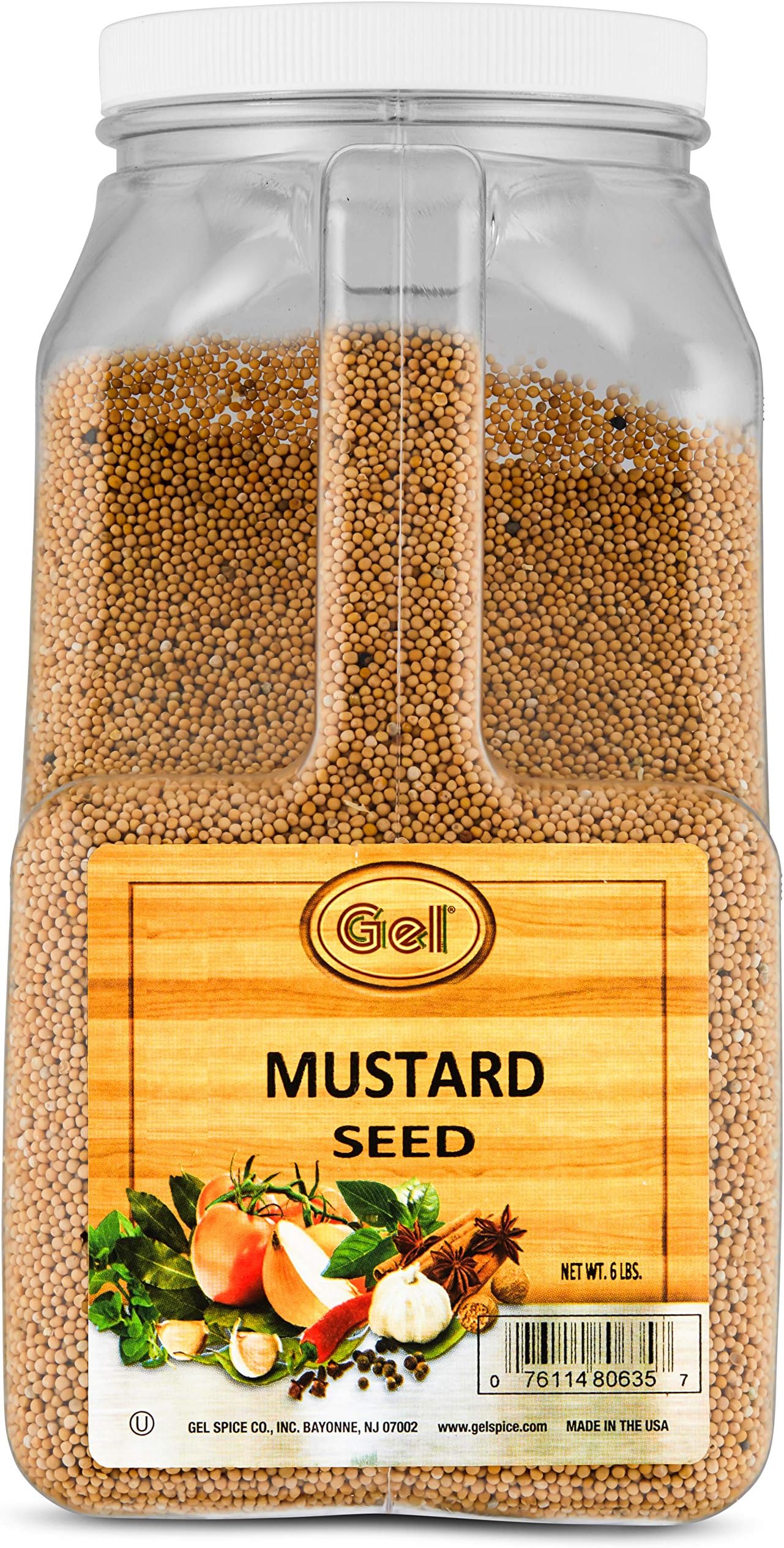 Gel Spice Mustard Seed - Food Service - 6 Lb
