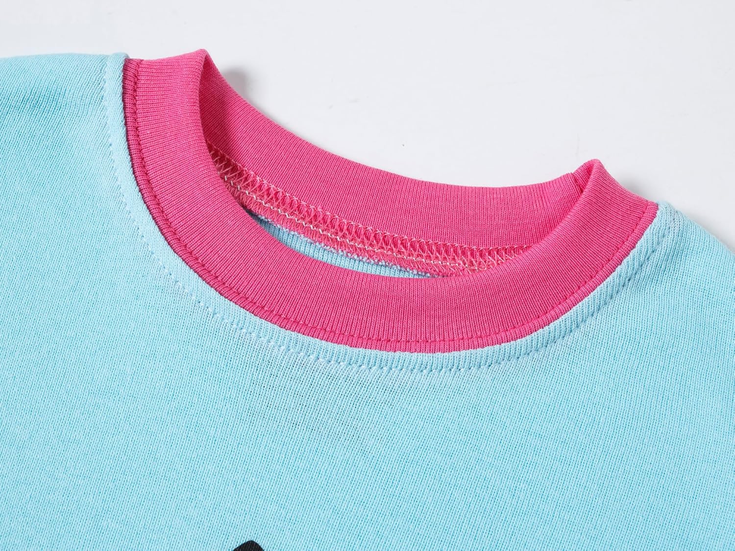 Dolphin&Fish Boys and Girls Soft Pajamas 100% Cotton Toddler Pjs Long Sleeve Kid Sleepwear Sets - Image 4