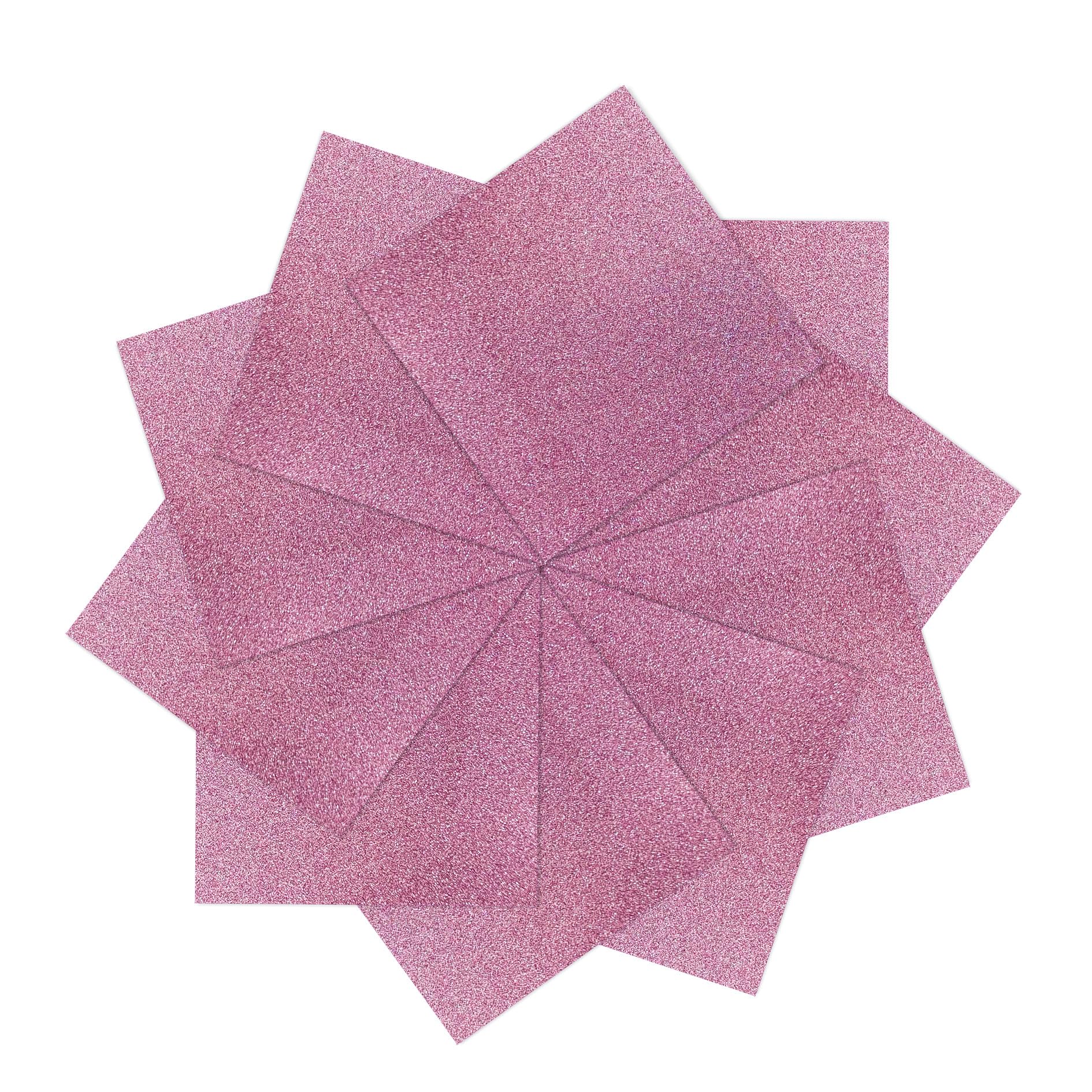 YZH Crafts Glitter Cardstock Paper, No-Shed Shimmer Glitter Papers, Cut Craft and DIY Projects Card stock, Sparkly Paper for Card Making, 12 x 12 Inch