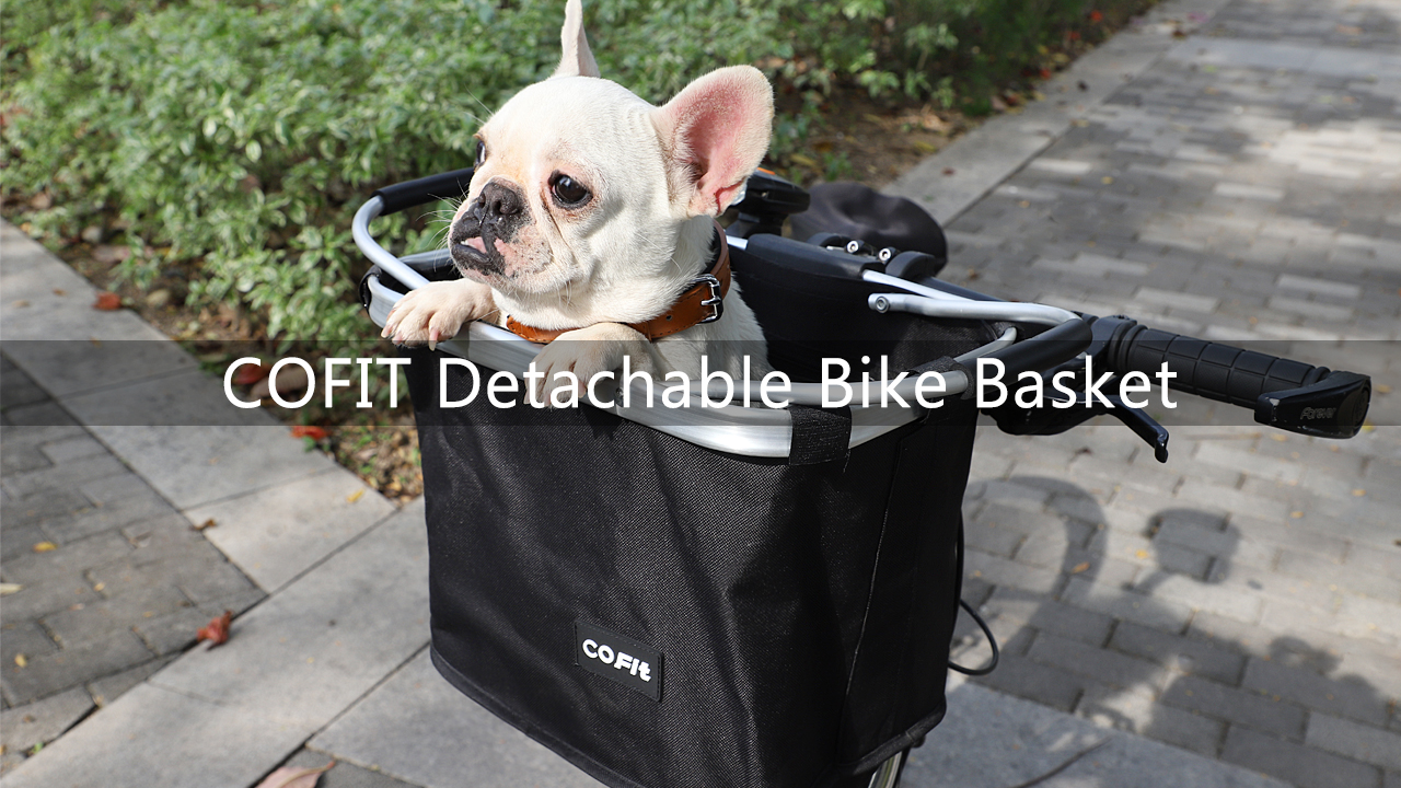 COFIT Detachable Bike Basket, Multi-Purpose Bicycle Handlebar Basket for Pet, Shopping, Commuter, Camping and Outdoor - Image 8