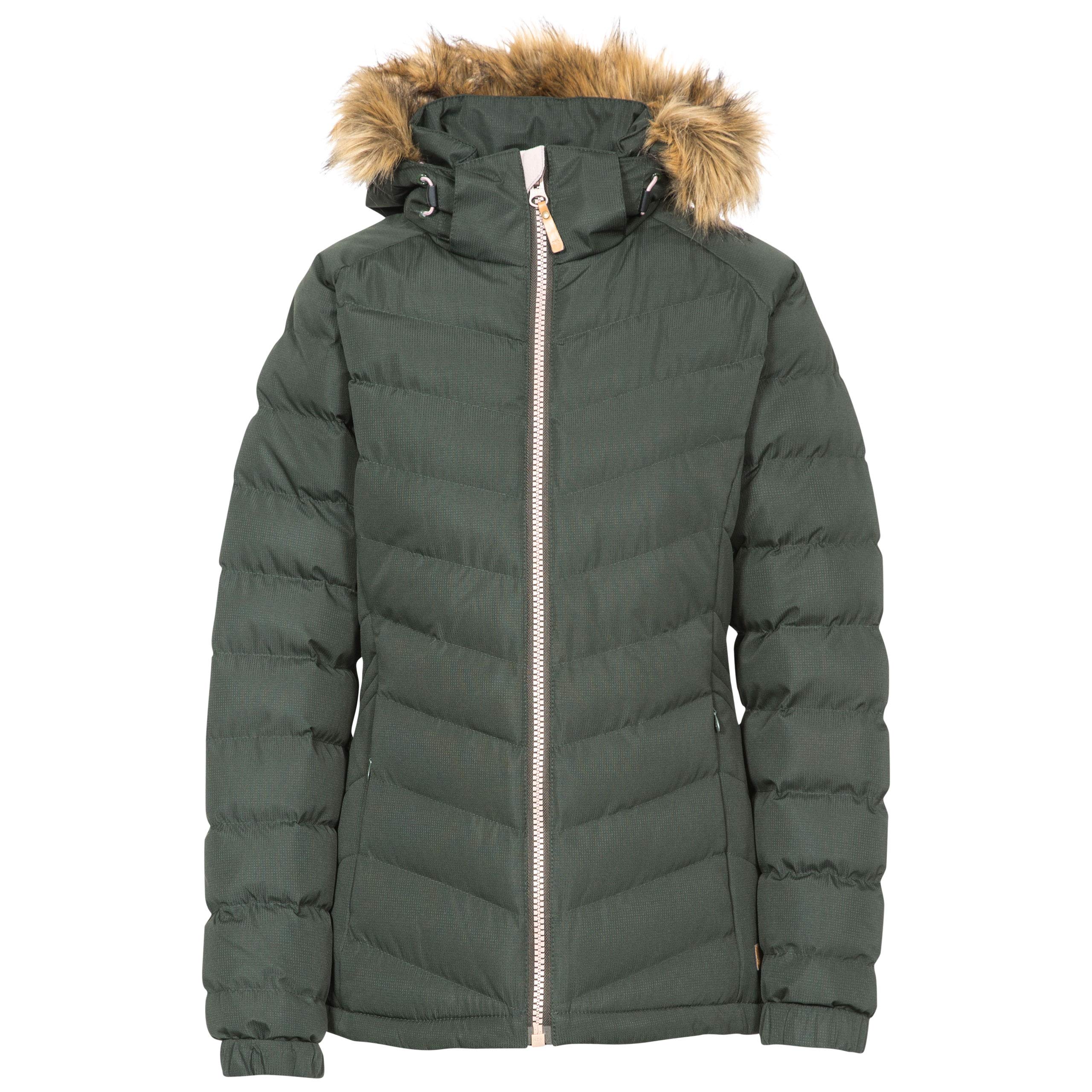 Trespass (8, Olive) Women's Padded Casual Jacket - Nadina