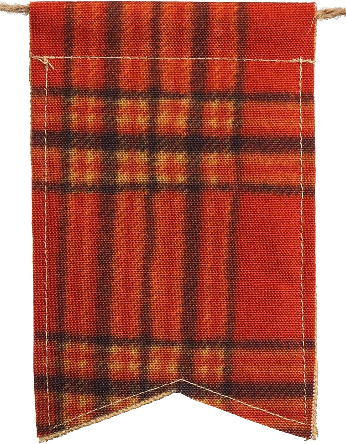 Evergreen Happy Fall Seasonal Décor Banner