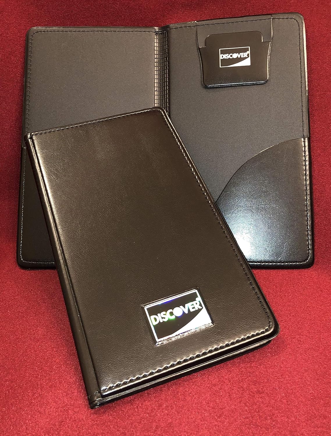 25 Pack of DISCOVER CARD Guest Check Presenters, Restaurant