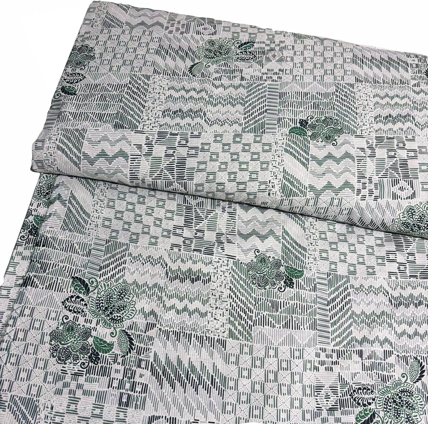 3-Yard 108'' Wide Cotton for Quilt Backing, Duvet Covers, Pillow Cases, Bed Sheets| 100% Cotton Fabric by The Yard|Quilt Backing Fabric 108 Wide |Des. 104 Grey