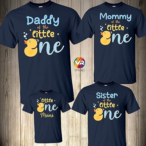 Miniatura 4 de Birthday Family Shirts Rubber Duckies Bath Duck Birthday Boy T-shirt Family Shirts Bath Duck Shirts Ducks Personalized Matching Custom Sweet ONE