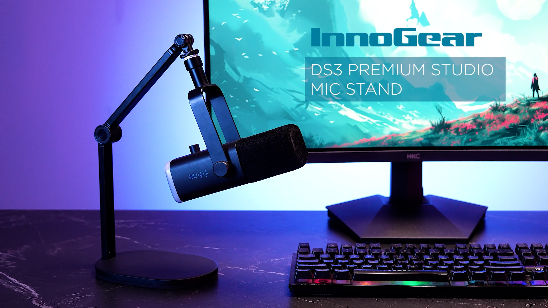 ミュージック GMMFANFES blueray brightwin  ohmnanon Amazon.com: InnoGear Mic Stand Desk Max Load 2.64 lb Desktop
