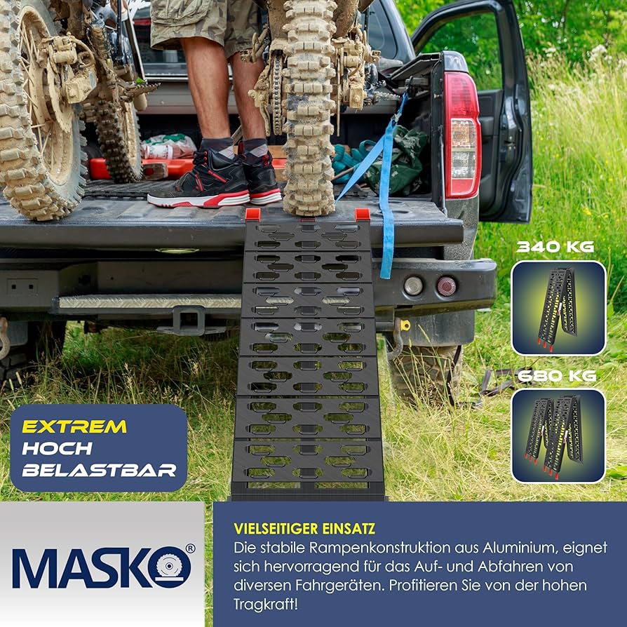 Rampa Per Sedia A Rotelle Pieghevole VEVOR - Portatile, Antiscivolo, Capacità 800 Libbre, Per Scale E Cordoli - Foto 9