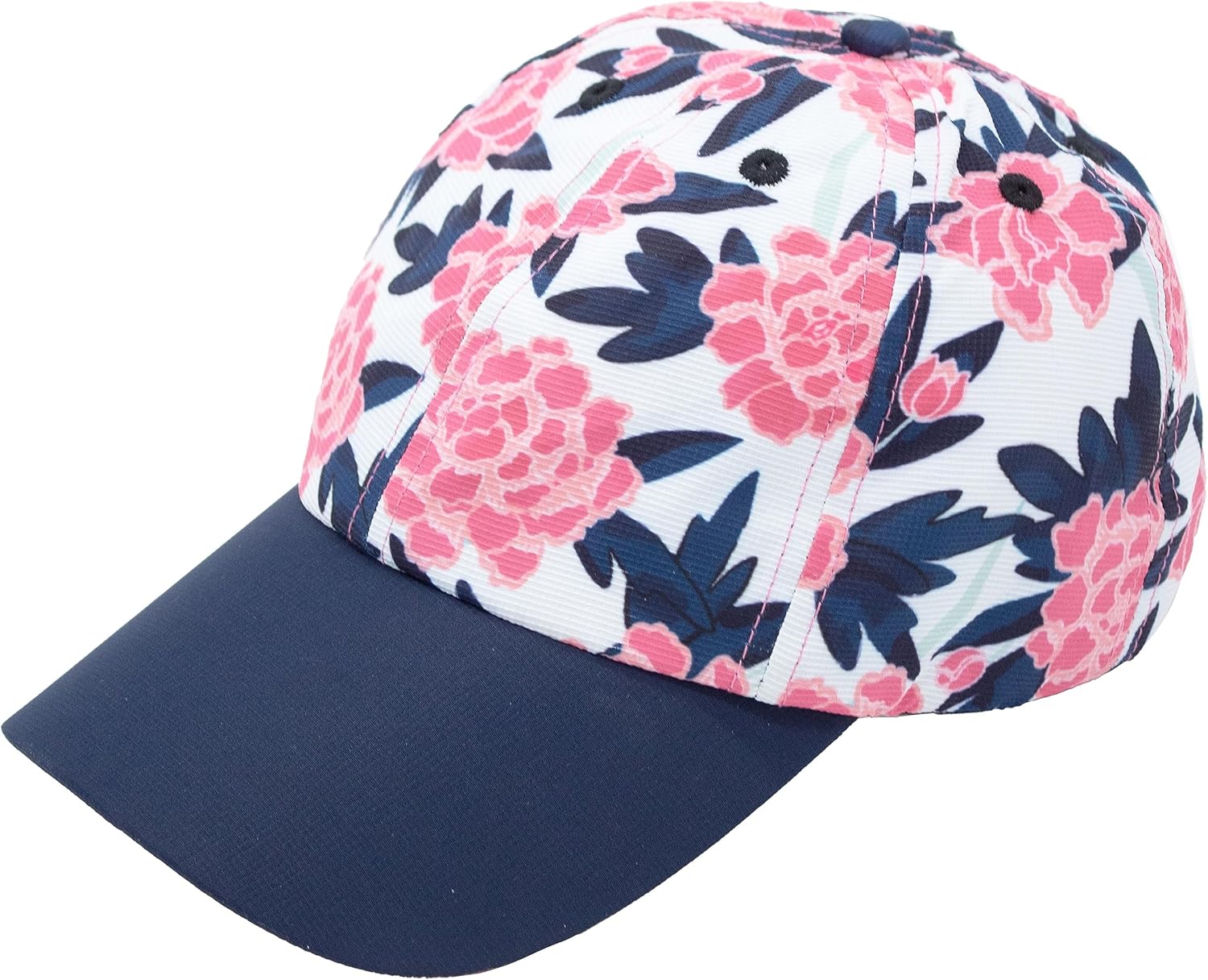 Glove It Stylish Women’s Cap, Golf Hat, Baseball Cap, Sun Hat, Ladies Running Hat - Peonies & Pars