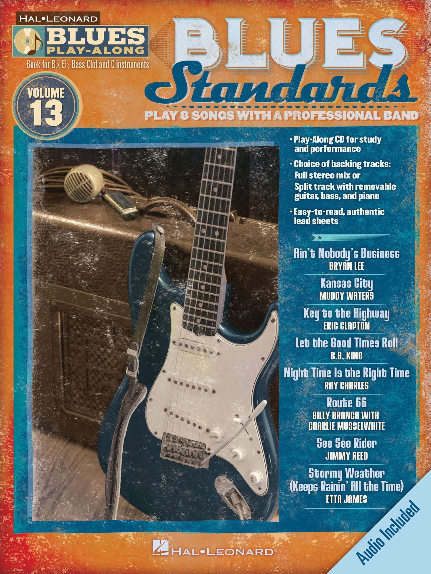 Blues Standards Play-Along Songbook: Blues Play-Along Volume 13 (Hal Leonard Blues Play-along)