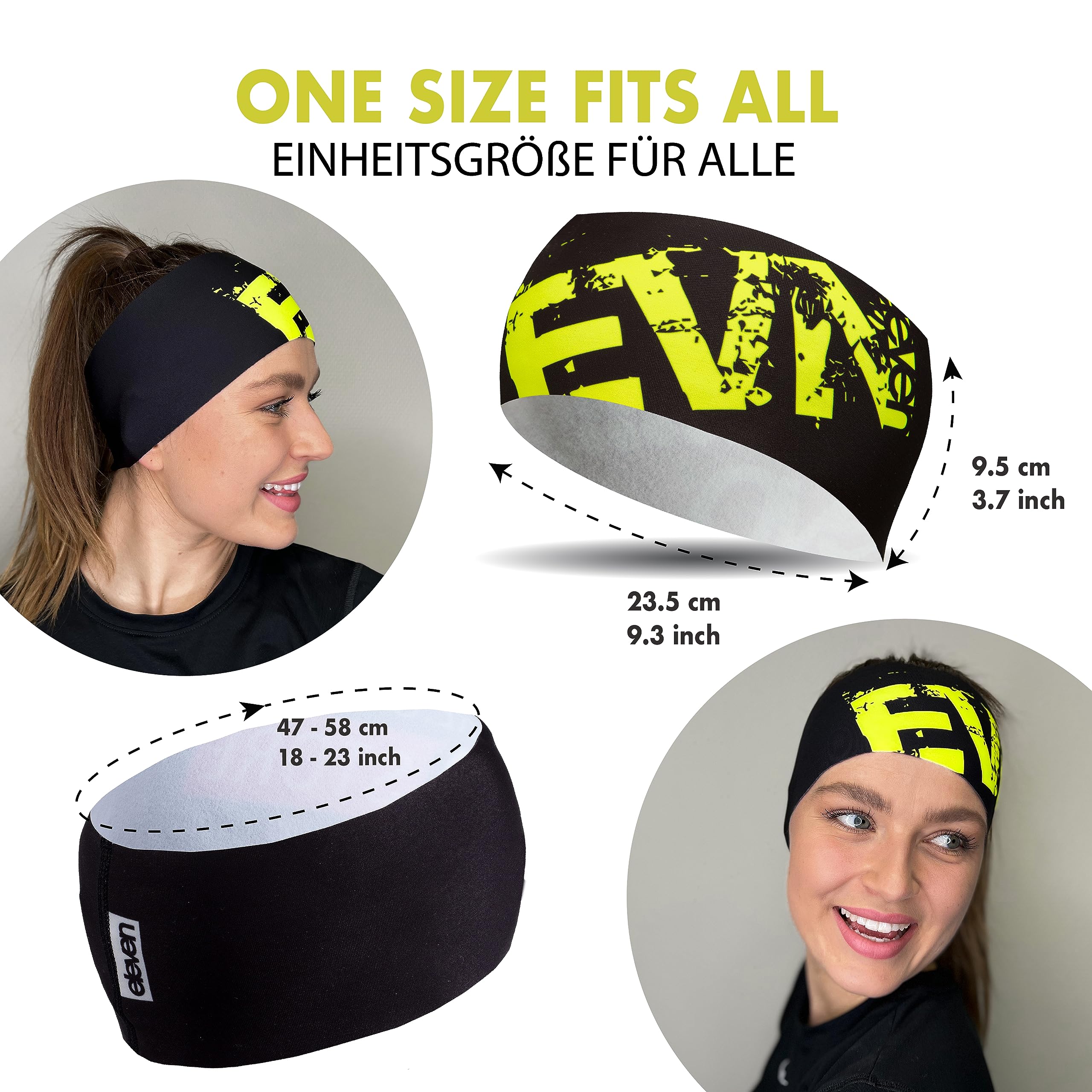 Fascia Sportiva Eleven - Per Corsa, Ciclismo, Fitness, Unisex - Foto 5