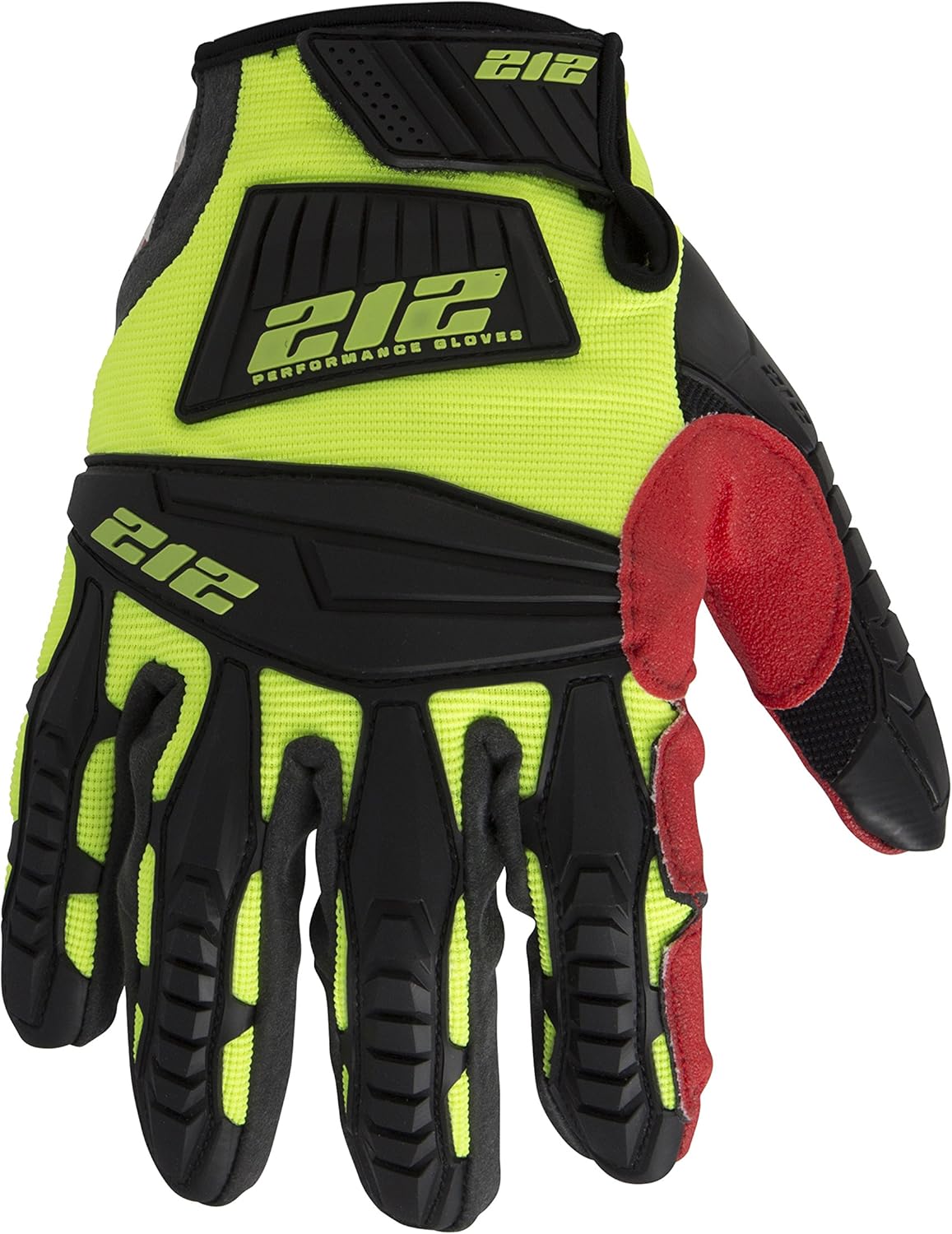 212 Performance Super Hi-Vis Impact Gloves for Construction and Mechanics, Adjustable Closure, XXX-Large