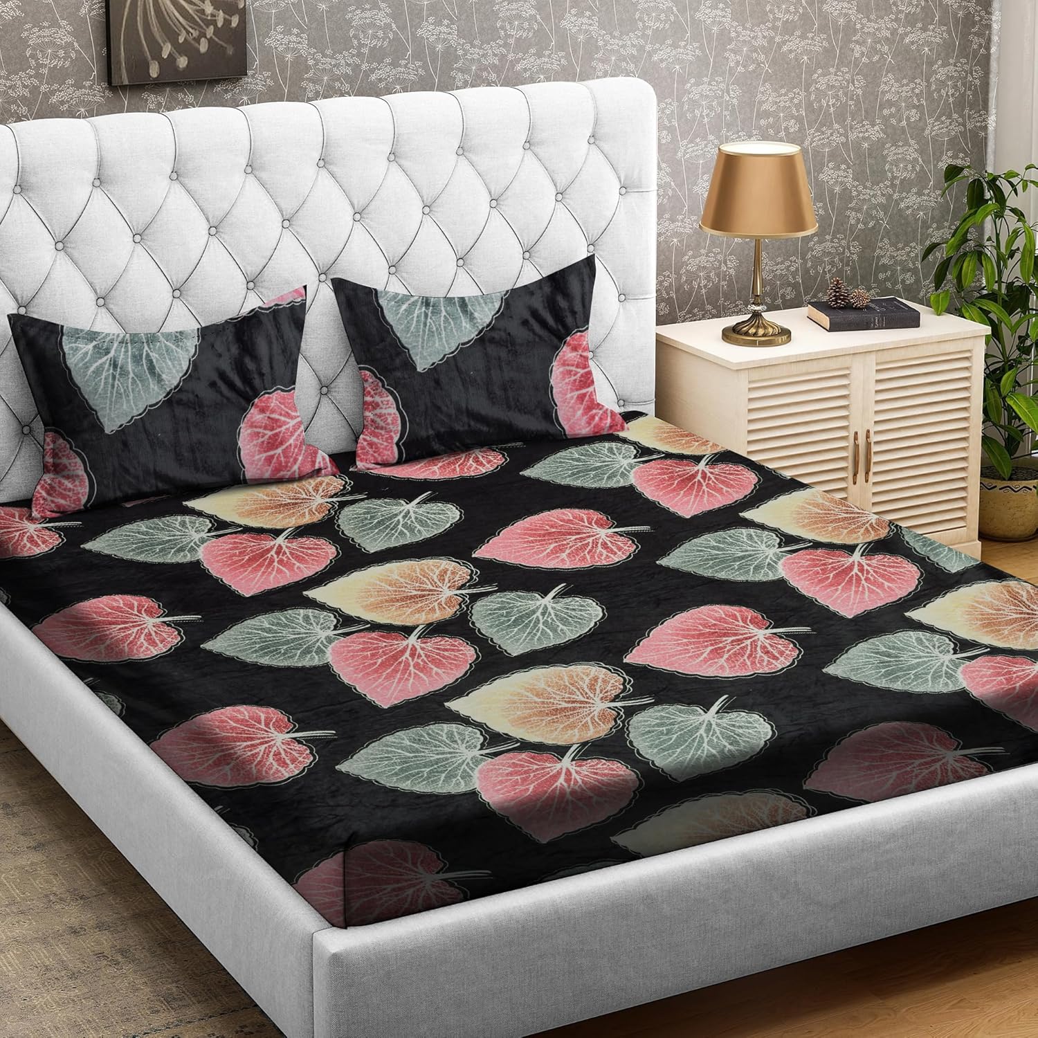 RRC Fleece Winter Double Size Woolen Warm Bed Sheet for Winters 228X254