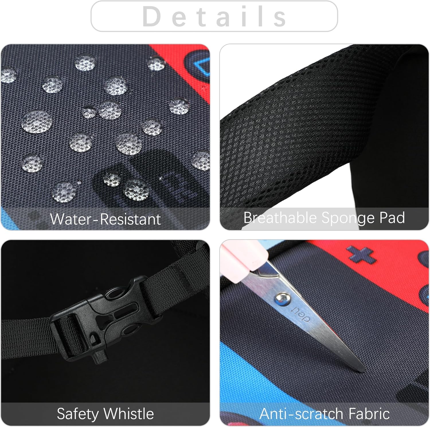 abshoo Cute Game School Backpack For Boys Elementary Kindergarten Kids School Bag (Gamer Black) - Image 5