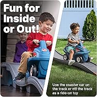 Vista 2 de Step2 Up & Down Montaña Rusa Juguete de Montar para Niños, Auto de Empuje, Juego para Interiores/Exteriores, Hecho de Plástico Duradero, Peso Máximo