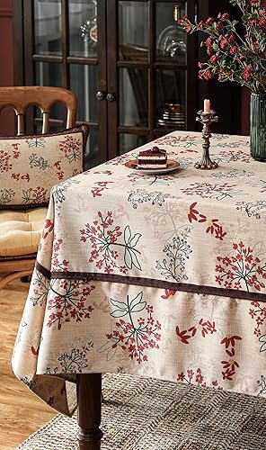 Miniatura 8 de patdrea Mantel de lino francés suave y transpirable, mantel Dacorative de cocina y comedor para mesas rectangulares para fiestas, vacaciones, 71 x