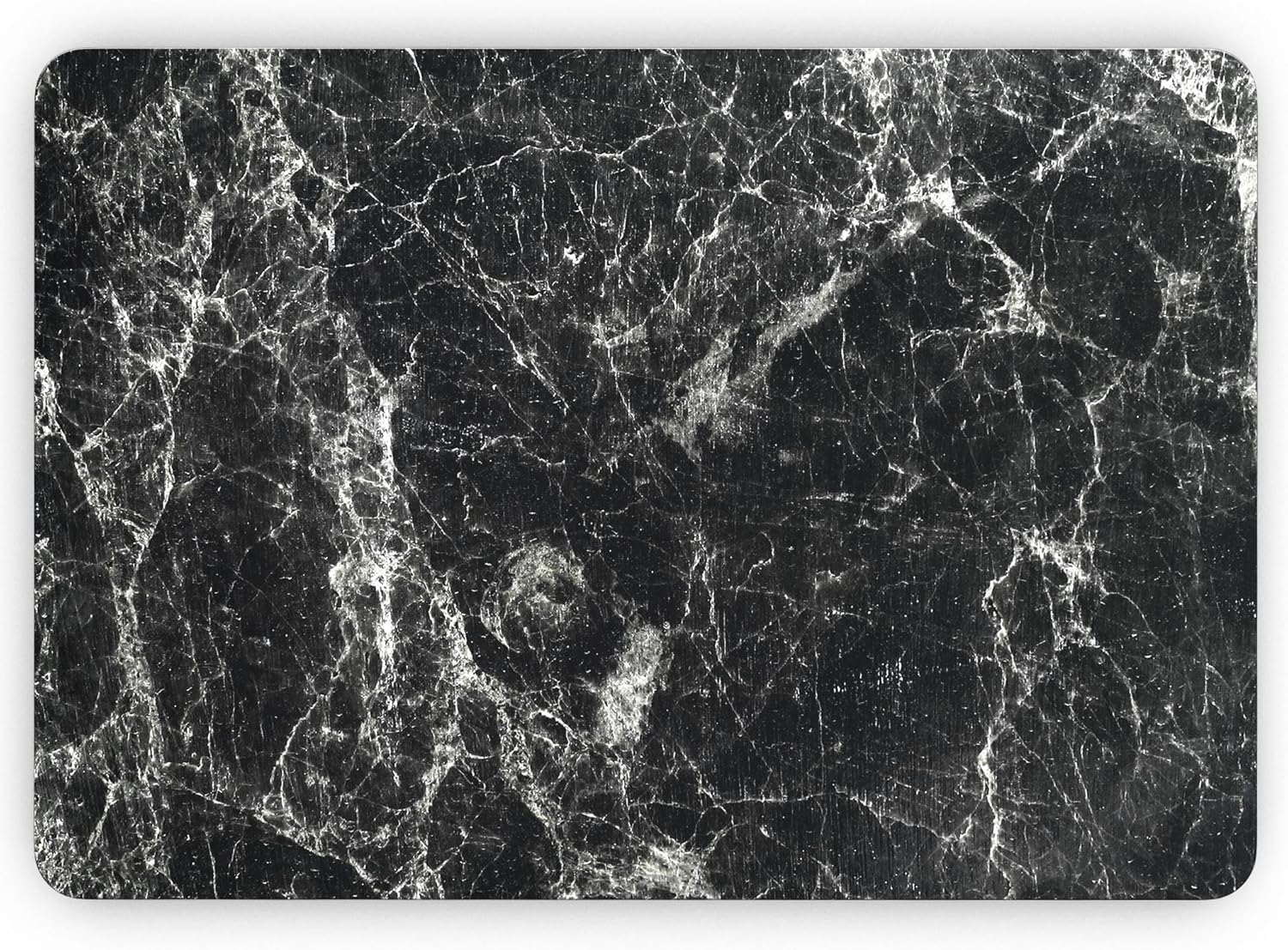 DesignSkinz - Compatible with Pro 13" w CD Drive (A1278) - Skin Decal Protective Scratch Resistant Vinyl Wrap - Black Scratched Marble