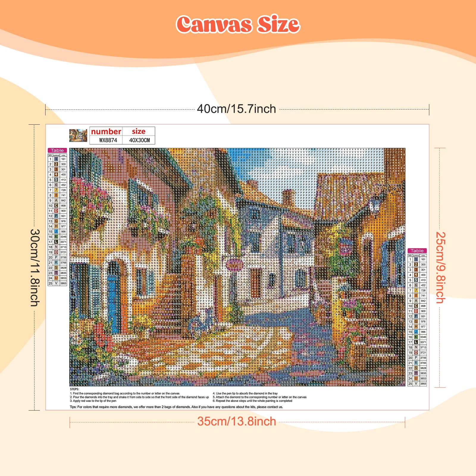 Kit Diamond Painting 5D Londra Al Tramonto - 40x30cm | Pittura Con Diamanti Per Bambini E Adulti - Foto 12