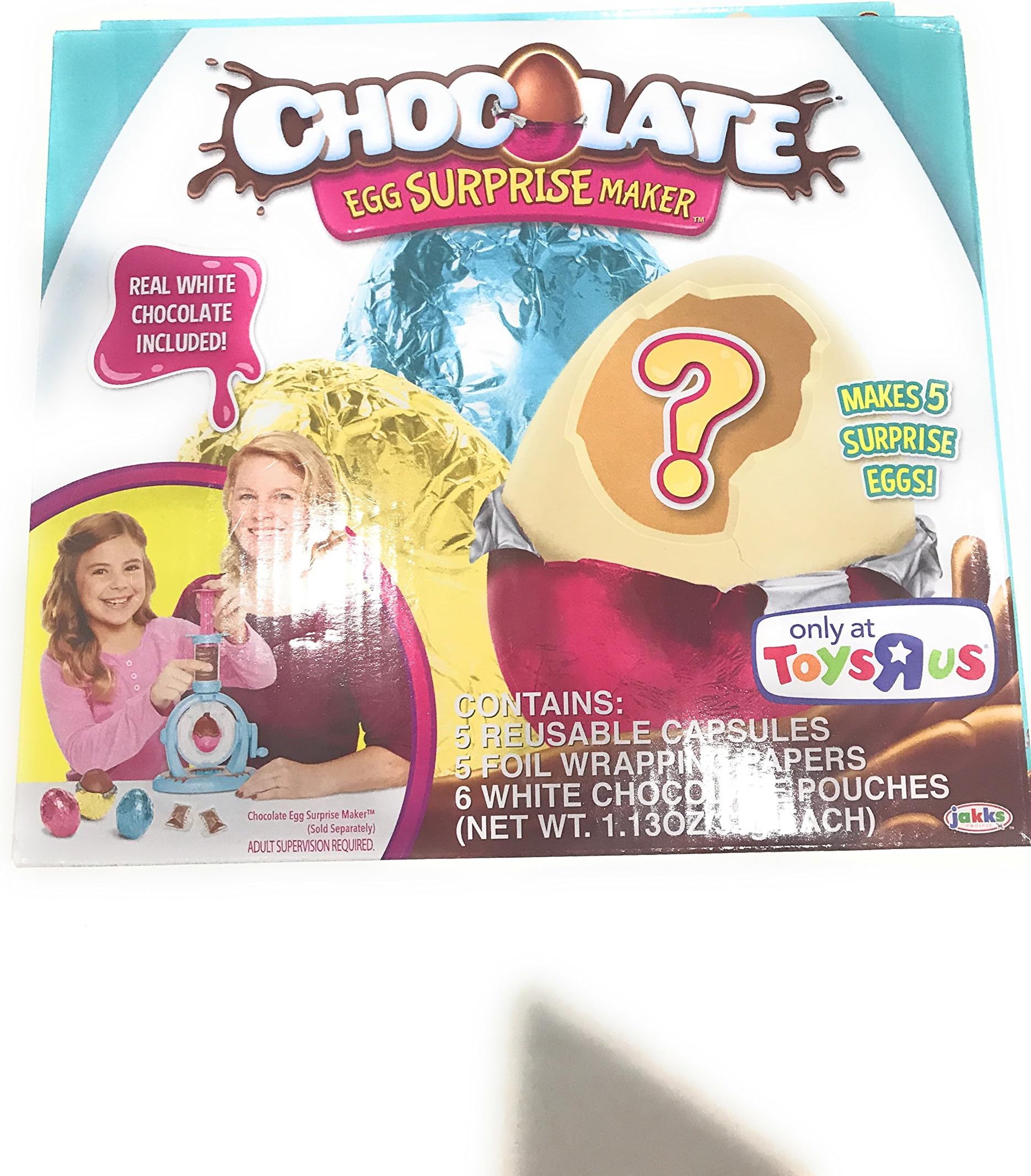 Chocolate Egg Surprise Maker Refill - White chocolate