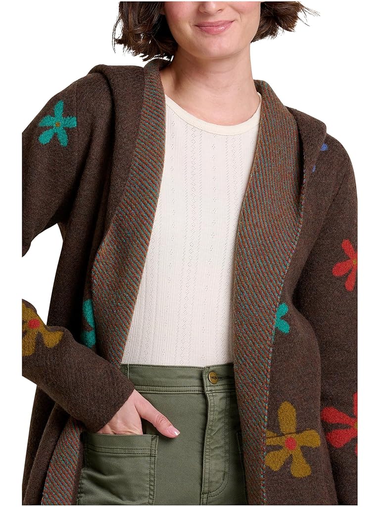 Brown Toad&Co Merino Heartfelt Hoodie