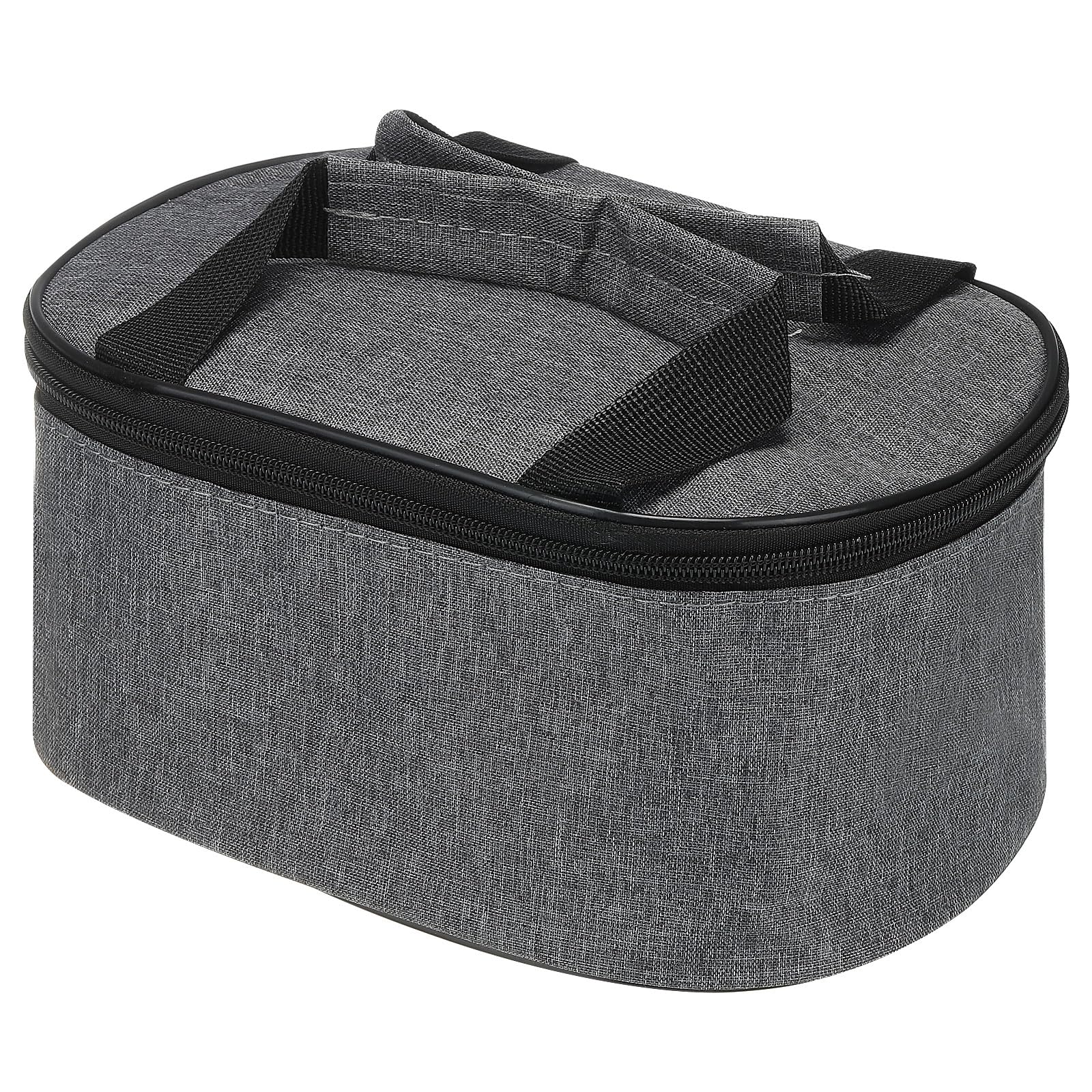 Sacs à déjeuner isolés 9 "x 7" x 5 ", Sacs à Bento réutilisables, fourre-Tout Thermique, Sac de récipients Alimentaires Portables pour Hommes et Femmes, Gris