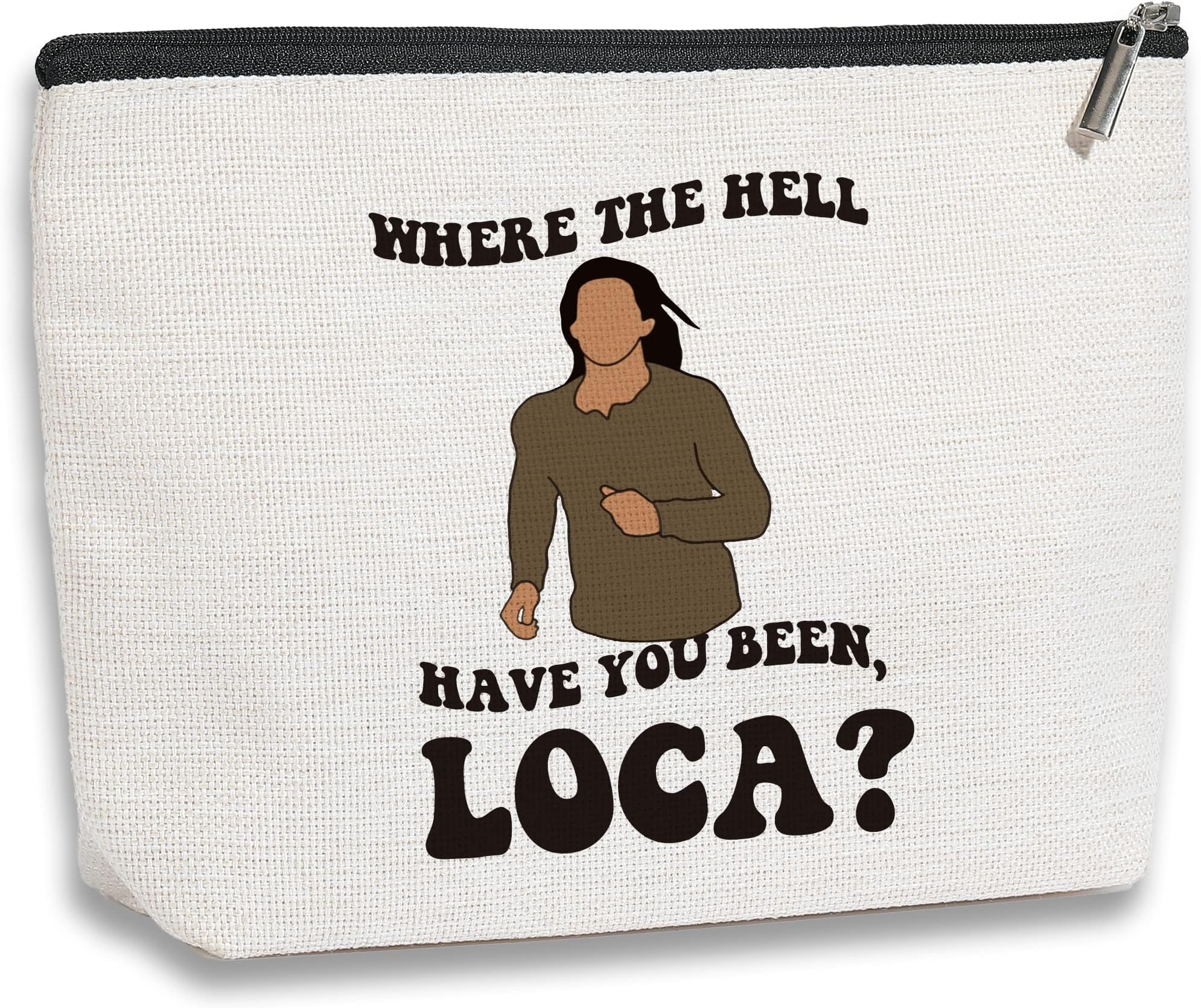Twilight Gifts for Women, Twilight Saga Cosmetic Bag, Where The Hell Have You Been Loca, Twilight Merchandise, Travel Toiletry Makeup Organizer Zipper Pouch Twilight Merch
